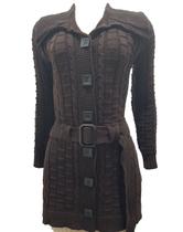 Sobretudo Feminino Katlen Tricot SA Elegante Tamanho Único 36-42 Poliéster Acrílico