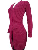 Sobretudo Feminino Links Bolso - Katlen Tricot