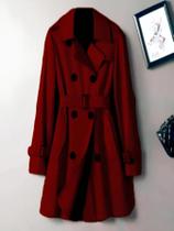 Sobretudo Feminino Manga Longa Paka Peaky Blinders