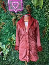 Sobretudo luxo de pelos