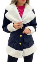 Sobretudo Moletom Casaco Parka Pelucia Teddy