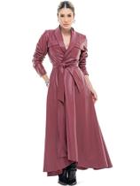 Sobretudo Passion Couro Legítimo Pele Mania - PT3008