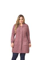 Sobretudo Plus Size Tricot Premium Mousse Super Grosso Lindo Sobretudo Plus Size Tricot Premium Mousse Super Grosso Lindo