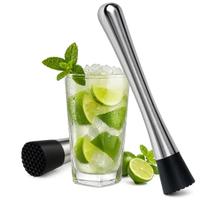 Socador Macerador Caipirinha Inox Amassador Barman Bar Limão Socador Macerador Caipirinha Inox Amassador Barman Bar Limão