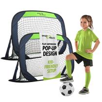 Soccer Goal Net Set Sport Squad Portable 4' Pop Up x2 com estojo Soccer Goal Net Set Sport Squad Portable 4' Pop Up x2 com estojo