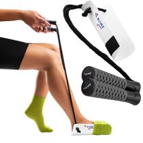 Sock Aid RIIME Sock Helper para idosos com alças ergonômicas