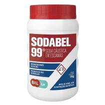 Soda Cáustica em Escamas 1 Kg Sodabel 99 Buschle & Lepper