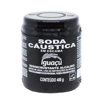 Soda Cáustica Iguaçu 400g Caixa com 12 Unidades - IGUACU