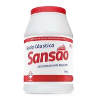 Soda cáustica Sansão 500g