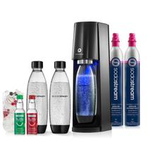 Soda Maker SodaStream E-TERRA com 2 cilindros e garrafas de CO2 Soda Maker SodaStream E-TERRA com 2 cilindros e garrafas de CO2