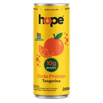 Soda Protein Tangerina 10g Hope 269ml - 6 Unidades Soda Protein Tangerina 10g Hope 269ml - 6 Unidades