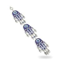 SODO Enfeite Três Mãos De Fatima Olho Grego De Metal