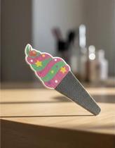 SODO Lixa De Unha Em Formato De Sorvete Frente E Verso