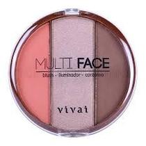 SODO Paleta Multi Face Blush Iluminador e Contorno Vivai