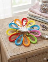 SODO Rabico Prendedor Espiral De Plástico Para Cabelo Cores Diversas SODO Rabico Prendedor Espiral De Plástico Para Cabelo Cores Diversas