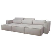 Sof Retrtil e Reclinvel Belluno 2,06cm Bege Sof Retrtil e Reclinvel Belluno 2,06cm Bege