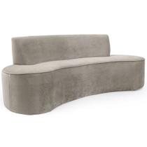 Sofá 02 Lugares 150cm Mônaco Veludo Bege - Nexta Casa