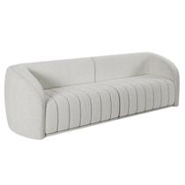 Sofá 04 Lugares Para Sala De Estar 252 cm Lazio M03 Bouclê Branco - Lyam Decor Sofá 04 Lugares Para Sala De Estar 252 cm Lazio M03 Bouclê Branco - Lyam Decor