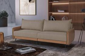 Sofá 1,50m Califórnia com Molas Ensacadas e Espuma D33 com 2 Lugares Fabri Decor