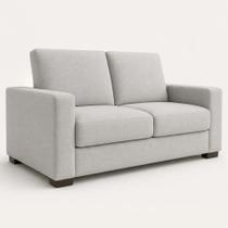 Sofá 160 cm Namoradeira 2 Lugares Sala Confortável Recepção Moderno Linho Sofá 160 cm Namoradeira 2 Lugares Sala Confortável Recepção Moderno Linho