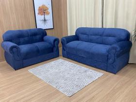 Sofá 2 e 3 Lugares Azul 810 Viena