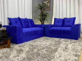 Sofá 2 e 3 Lugares Azul 910 Porto