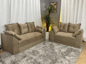 Sofá 2 e 3 Lugares Bege 607 Paris