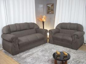 Sofá 2 e 3 Lugares Marrom 603 Corsa