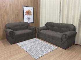 Sofá 2 e 3 Lugares Marrom Cappuccino 609 Viena