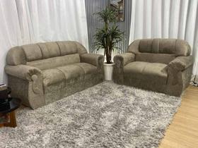 Sofá 2 e 3 Lugares Marrom Cappuccino 630 Corsa