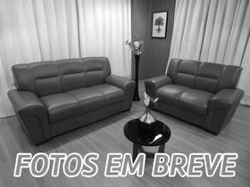 Sofá 2 e 3 Lugares material sintético Caramelo Lazio Plus Sofá 2 e 3 Lugares material sintético Caramelo Lazio Plus