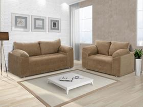 Sofá 2 e 3 Lugares Suede Pop