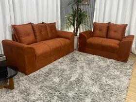 Sofá 2 e 3 Lugares Terracota 604 Porto