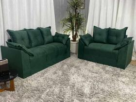 Sofá 2 e 3 Lugares Verde 200 Paris