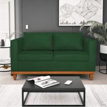 Sofá 2 Lugares 140cm Suede Esper Verde