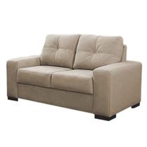 Sofá 2 Lugares 150cm Turim Couro Bege 66 - Gran Belo