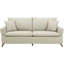 Sofa 2 Lugares 160 cm Eron Linho Cru Vazzano