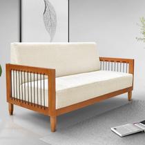 Sofá 2 Lugares 160 Cm Linho Bex Branco Off-White Sofá 2 Lugares 160 Cm Linho Bex Branco Off-White