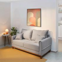 Sofá 2 Lugares 180cm Ananda CabeCasa MadeiraOriginals Cinza