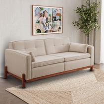 Sofá 2 Lugares 182cm em Linho Tiê CabeCasa MadeiraOriginals
