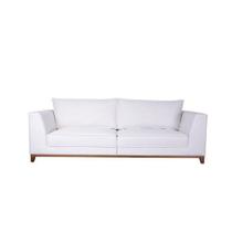 Sofá 2 Lugares 200cm Ipê Espresso Móveis Bege Sofá 2 Lugares 200cm Ipê Espresso Móveis Bege