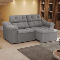 Sofá 2 Lugares 260cm Retrátil e Reclinável Sierra