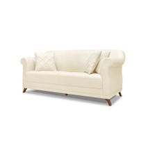 Sofá 2 Lugares Abruzzo Linho Pérola Sofá 2 Lugares Abruzzo Linho Pérola