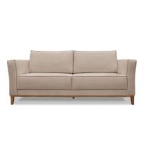 Sofá 2 Lugares Base De Madeira Grace 170 Cm Linho S04 - D'rossi Cor Areia Sofá 2 Lugares Base De Madeira Grace 170 Cm Linho S04 - D'rossi Cor Areia