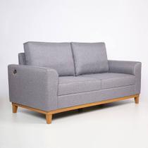 Sofá 2 Lugares, Base em MDF, Carregador USB FLA004