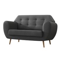 Sofá 2 Lugares Beegees Linho Cinza