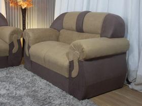 Sofá 2 Lugares Bege com Marrom 607/603 Corsa