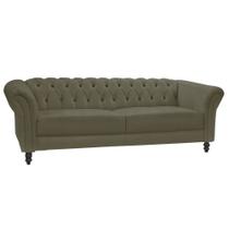Sofá 2 Lugares Bérgamo 180cm Couro Fendi - Gran Belo