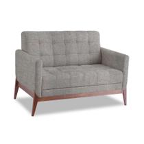 Sofá 2 Lugares Brooks Linho Cimento 126 cm