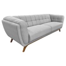 Sofá 2 Lugares Coin Living 180cm Linho Cinza Claro - Sallar Home Sofá 2 Lugares Coin Living 180cm Linho Cinza Claro - Sallar Home
